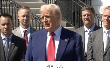 미국 '트럼프' 대통령.